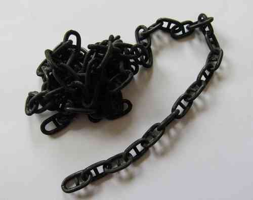 Anchorchaine with bar 2,5mm black