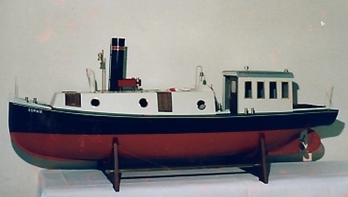 Steamboat "Sophie"incl. set of fittings+shaft+propeller