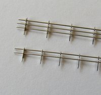 Stanchion strips soldered