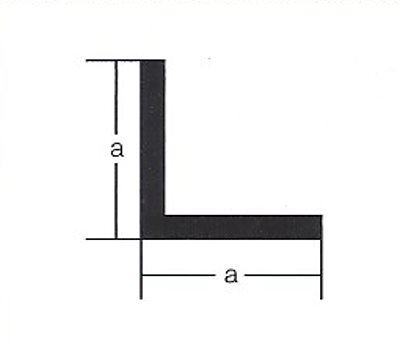 Profils d'angle en laiton 1x1mm