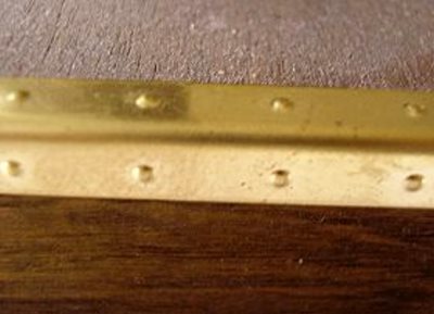 Angle de rivet (extérieur) - écartement des rivets 5 mm